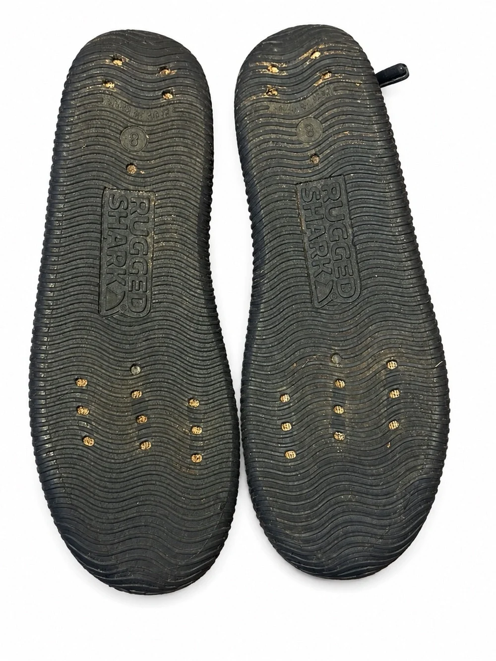 Rugged Shark Men's Gray Water Shoes Slip On Aqua Shock Size 8